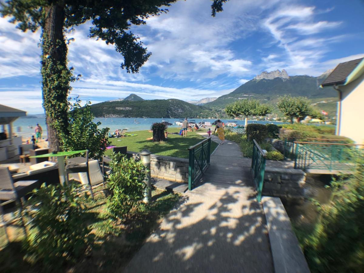 Studio Les Pieds Dans L'Eau Au Bord Du Lac D'Annecy デュアン エクステリア 写真