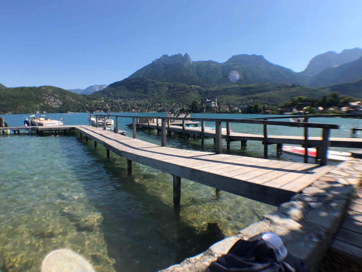 Studio Les Pieds Dans L'Eau Au Bord Du Lac D'Annecy デュアン エクステリア 写真