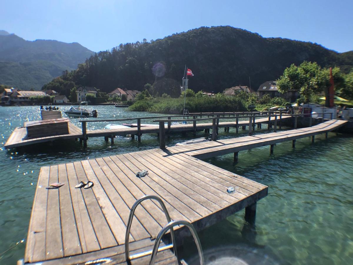 Studio Les Pieds Dans L'Eau Au Bord Du Lac D'Annecy デュアン エクステリア 写真