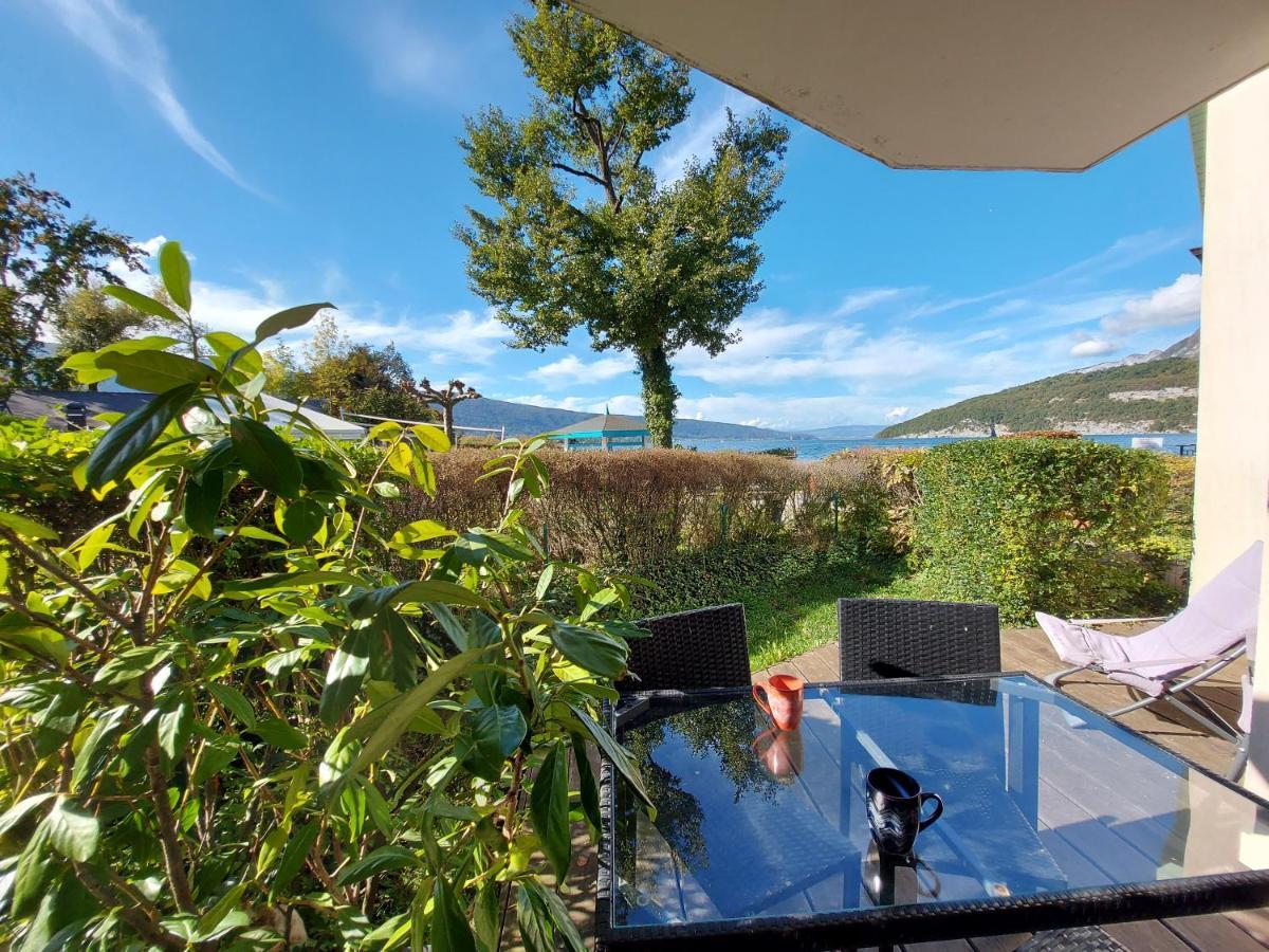 Studio Les Pieds Dans L'Eau Au Bord Du Lac D'Annecy デュアン エクステリア 写真