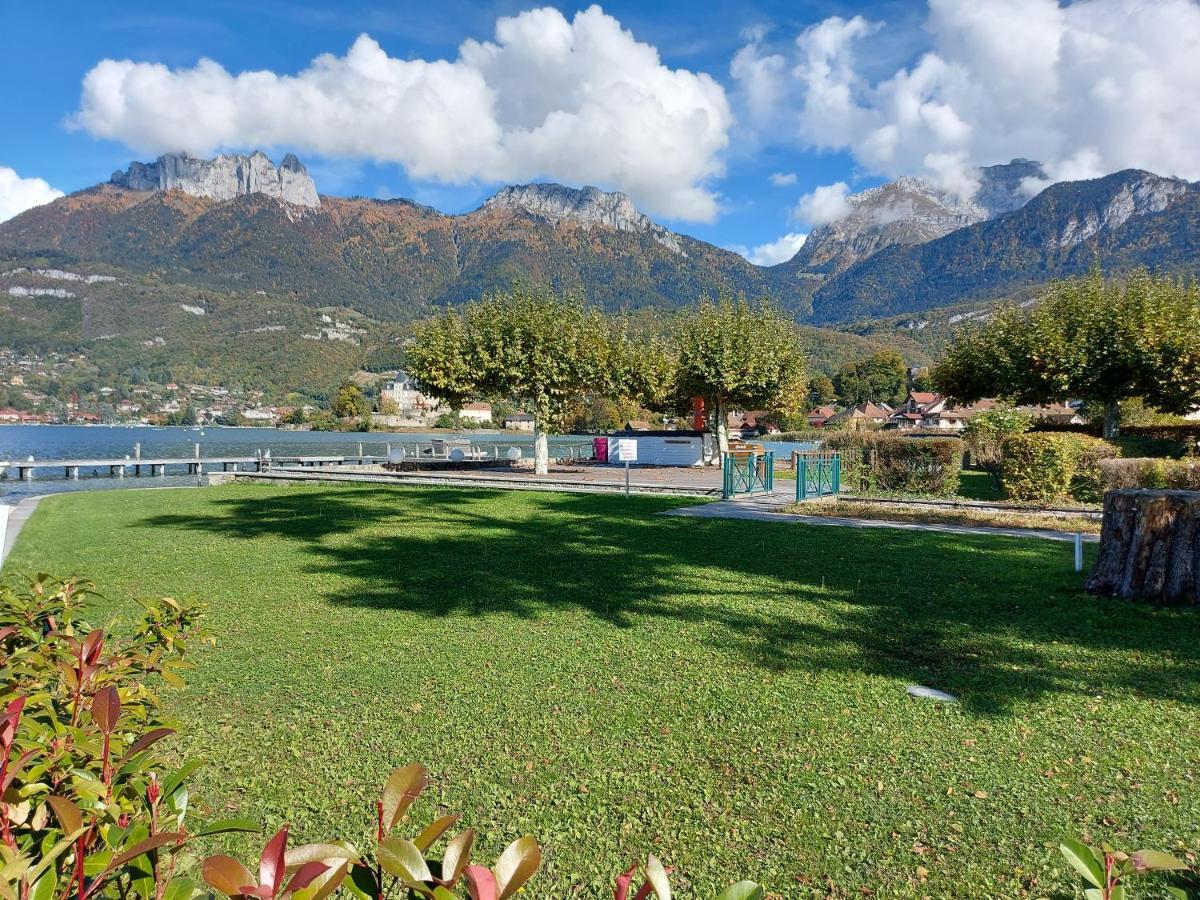 Studio Les Pieds Dans L'Eau Au Bord Du Lac D'Annecy デュアン エクステリア 写真