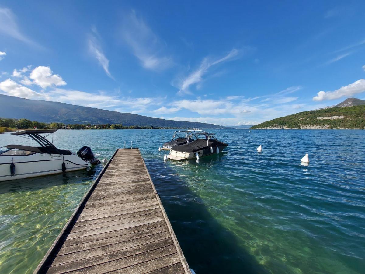 Studio Les Pieds Dans L'Eau Au Bord Du Lac D'Annecy デュアン エクステリア 写真