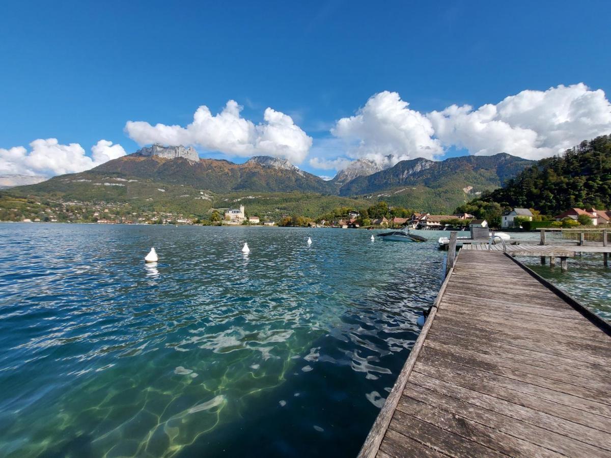 Studio Les Pieds Dans L'Eau Au Bord Du Lac D'Annecy デュアン エクステリア 写真