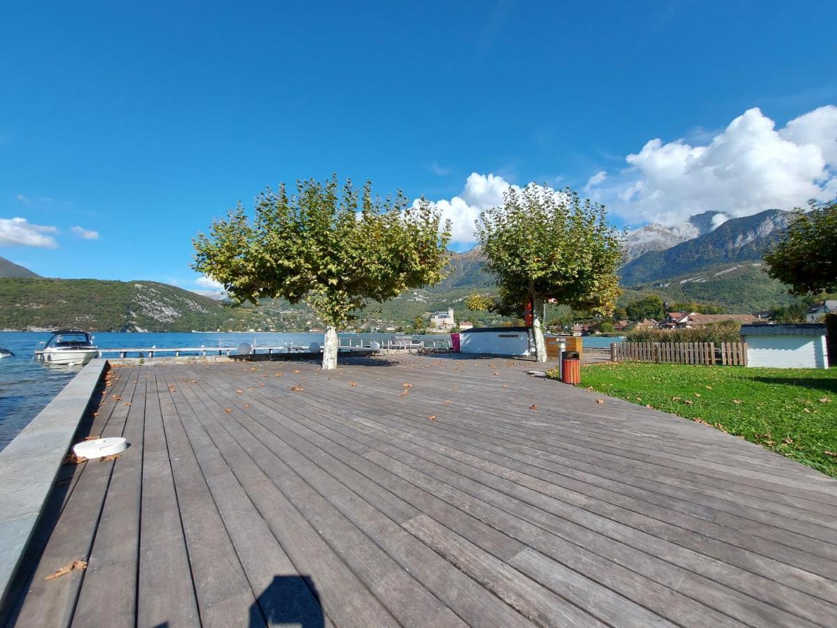 Studio Les Pieds Dans L'Eau Au Bord Du Lac D'Annecy デュアン エクステリア 写真