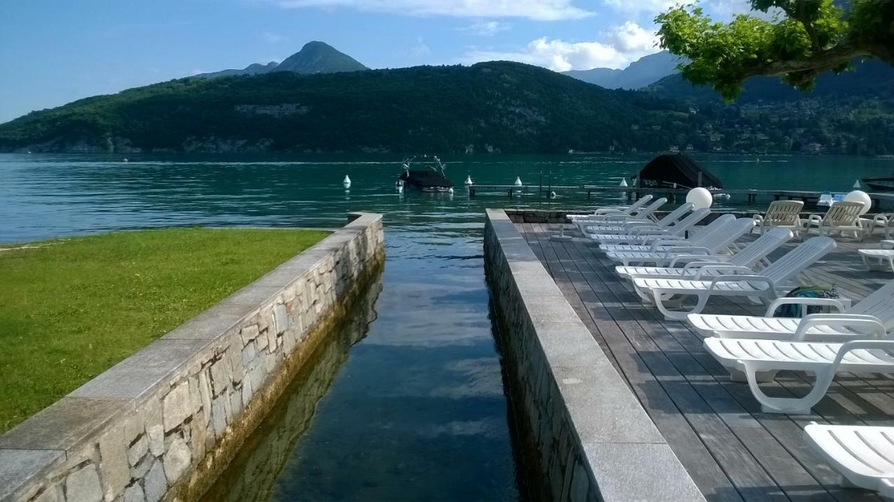 Studio Les Pieds Dans L'Eau Au Bord Du Lac D'Annecy デュアン エクステリア 写真